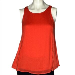Ella Moss Lined Sheer Tank Top Sz Small